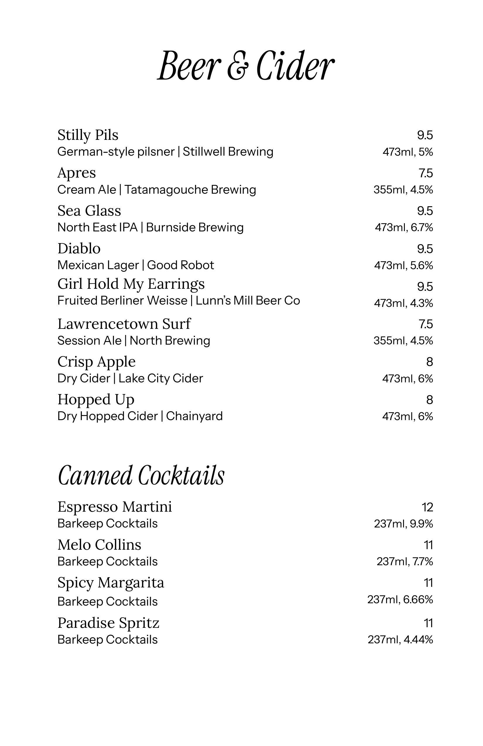 Beer & Cider Summer 2026 Beer & Cider Summer 2026